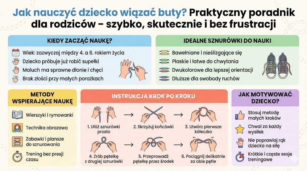 Jak nauczyć dziecko wiązać buty? - Praktyczny poradnik dla rodziców