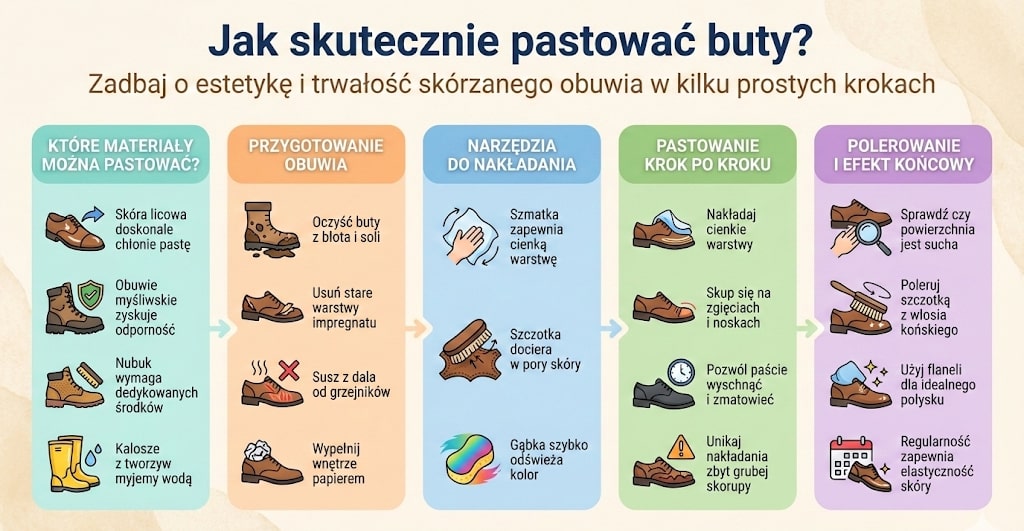 Jak skutecznie pastować buty?